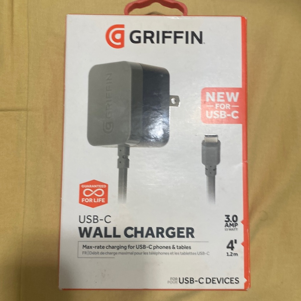 Griffin PowerBlock USB-C Wall Charger - Open Box - $15 obo